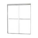 Minimalist 38" to 42"W x 65"H Frameless Sliding Shower Door 1/4" Clear Glass-1