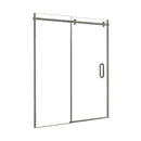 Modern 56" to 60"W x 76"H Frameless Roller Shower Door 3/8" Clear Glass-2