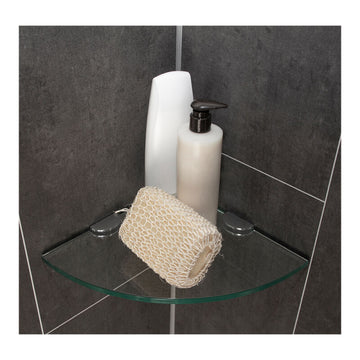 Luxart Smart Surround 10 x 10 Corner Shower Shelf - 0