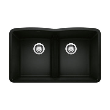 32 X 19-3/8" Double Bowl 50/50 Low Divide Undermount