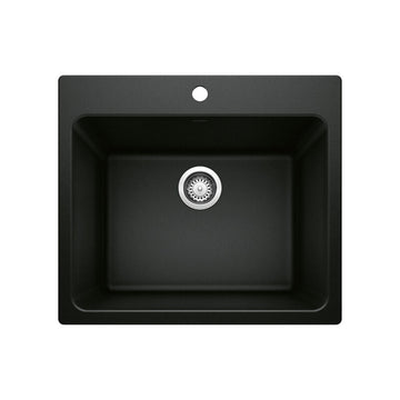 25 X 22" Single Bowl Dual Mount Laundry Sink