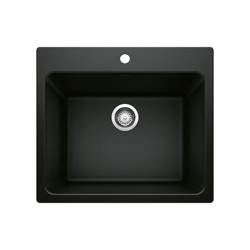 25 X 22" Single Bowl Dual Mount Laundry Sink