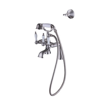 Elegant Wall or Deck Mount Tub Filler Trim Kit with Handshower - 0