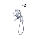 Elegant Wall or Deck Mount Tub Filler Trim Kit with Handshower-1