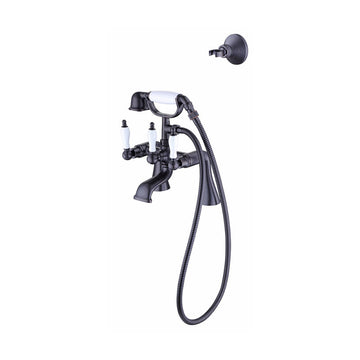 Elegant Wall or Deck Mount Tub Filler Trim Kit with Handshower - 0