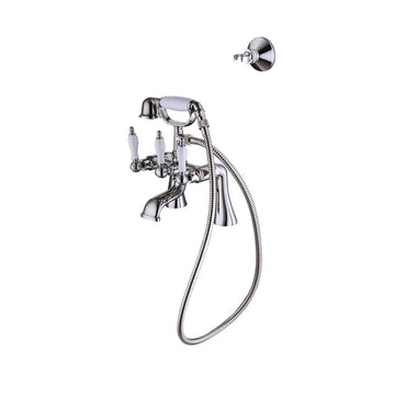 Elegant Wall or Deck Mount Tub Filler Trim Kit with Handshower - 0