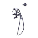 Elegant Wall or Deck Mount Tub Filler Trim Kit with Handshower-4
