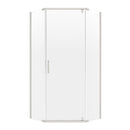 Minimalist Frameless Neo-Angle Shower Door-3