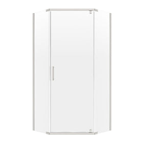 Minimalist Frameless Neo-Angle Shower Door