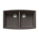 33 X 20" Double Bowl 50/50 Undermount-8