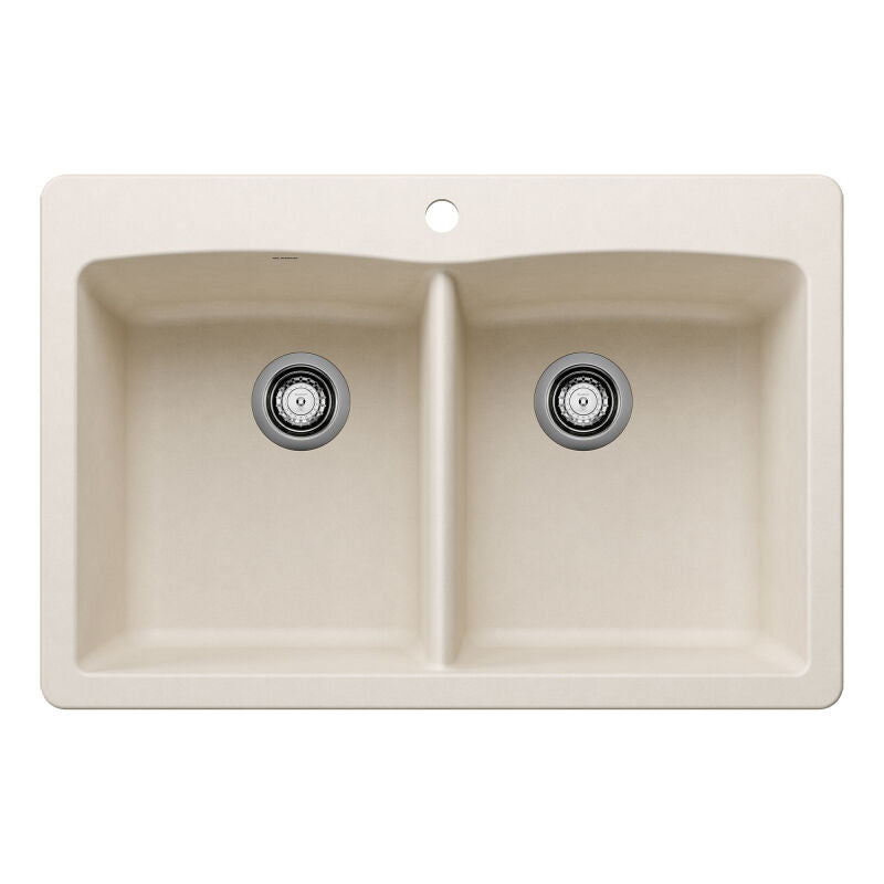 33 X 22" Double Bowl 50/50 Dual Mount - 0