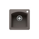 15 X 15" Single Bowl Dual Mount Bar Sink-8