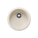 18-1/8 X 6-1/2" Round Single Bowl Dual Mount Bar Sink-1
