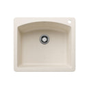 25 X 22" Single Bowl Dual Mount-2