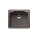 25 X 22" Single Bowl Dual Mount-1