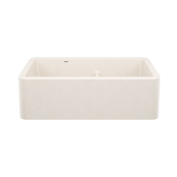 33 X 19" Double Bowl 60/40 Offset Low Divide Apron Front