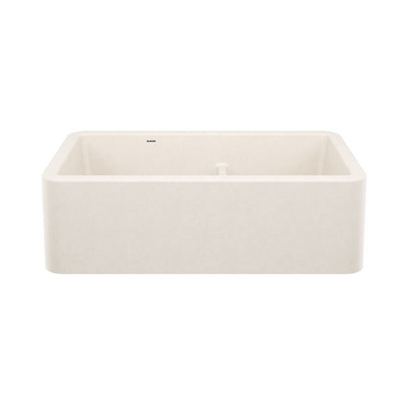 33 X 19" Double Bowl 60/40 Offset Low Divide Apron Front