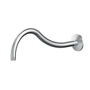 14" 'S' Style Shower Arm & Flange-2
