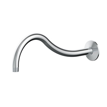 14" 'S' Style Shower Arm & Flange - 0
