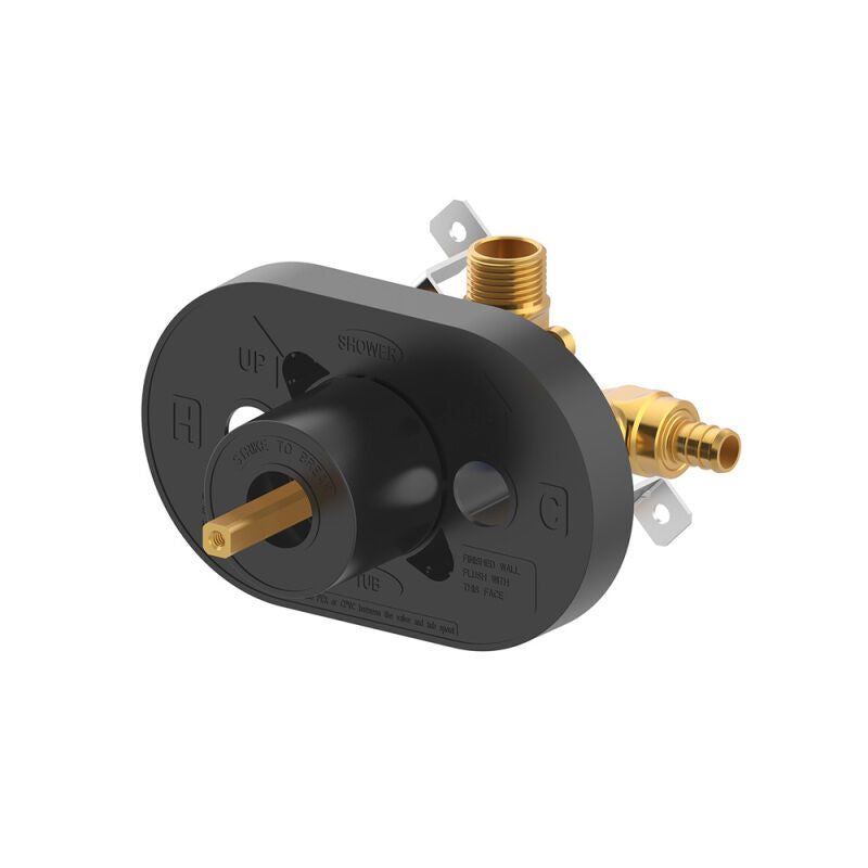 OmniVersa® Tub & Shower Rough-In Valve with PEX Connections | Luxart ...