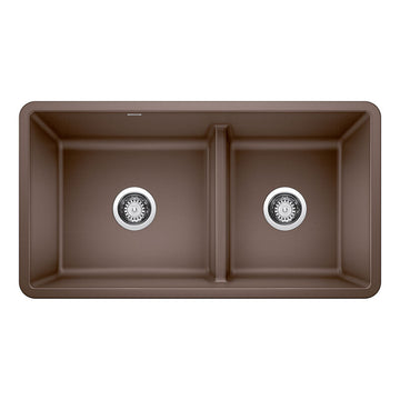 33" X 18" Double Bowl 60/40 Reversible Offset Low Divide Undermount - 0