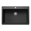 33" X 22" Single Bowl Dual Mount-2