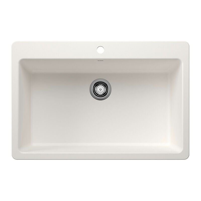 33" X 22" Single Bowl Dual Mount