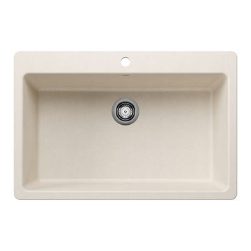 33" X 22" Single Bowl Dual Mount