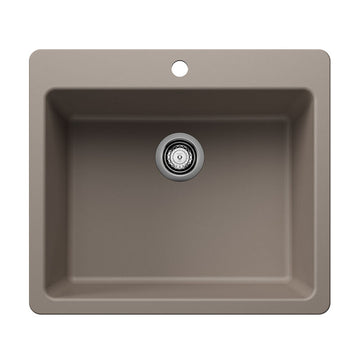 25" X 22" Single Bowl Dual Mount - 0