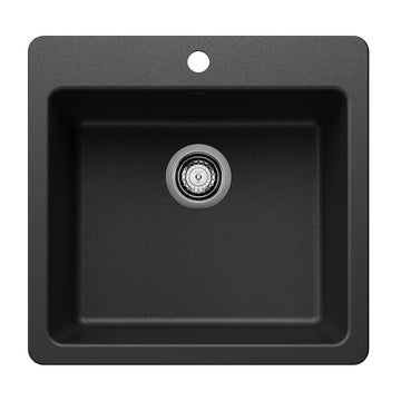 21-1/4" X 20-1/2" Single Bowl Dual Mount - 0