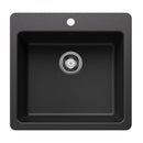 21-1/4" X 20-1/2" Single Bowl Dual Mount-6