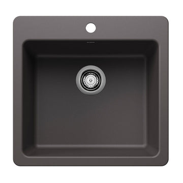 21-1/4" X 20-1/2" Single Bowl Dual Mount - 0