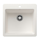 21-1/4" X 20-1/2" Single Bowl Dual Mount-7