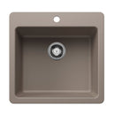 21-1/4" X 20-1/2" Single Bowl Dual Mount-7