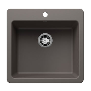 21-1/4" X 20-1/2" Single Bowl Dual Mount - 0