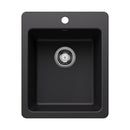 16-3/4" X 20-1/2" Single Bowl Dual Mount Bar Sink-6