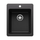 16-3/4" X 20-1/2" Single Bowl Dual Mount Bar Sink-2