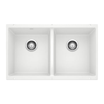 29-3/4" X 18-1/8" Double Bowl 50/50 Undermount - 0