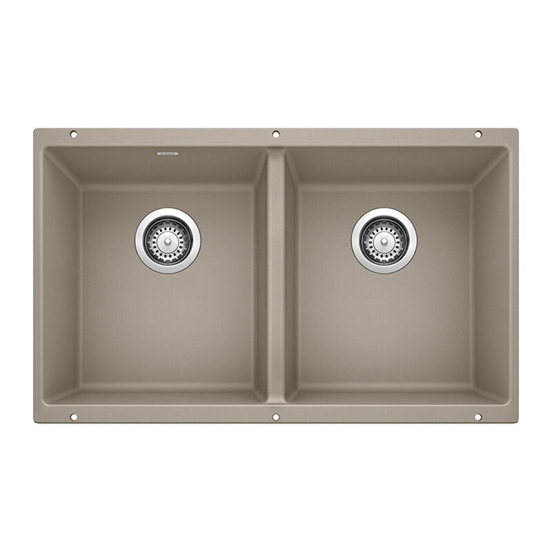 29-3/4" X 18-1/8" Double Bowl 50/50 Undermount