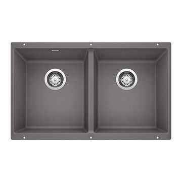 29-3/4" X 18-1/8" Double Bowl 50/50 Undermount