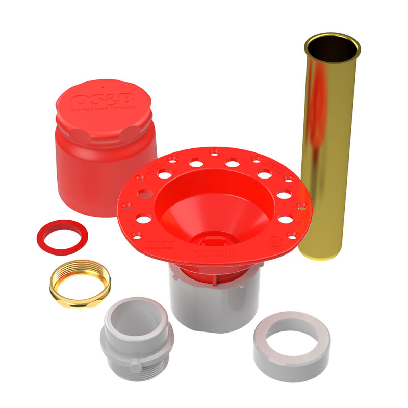 One-Piece PVC Island Tub Drain | Luxart Collection