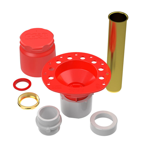 One-Piece PVC Island Tub Drain