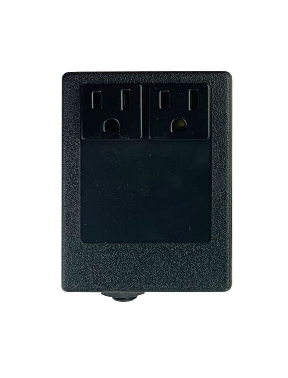 Double Outlet Air Switch Controller Less Trim