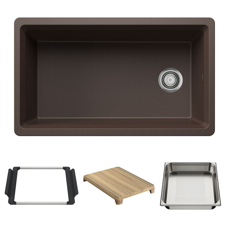 33" X 19-1/2" Undermount WorkStation Sink