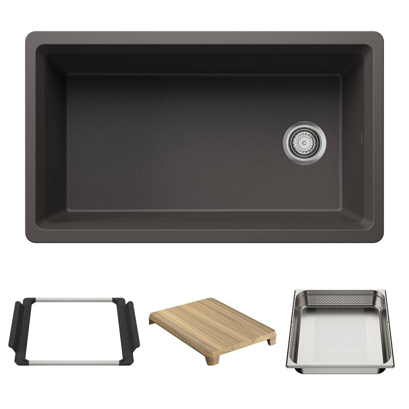 33" X 19-1/2" Undermount WorkStation Sink