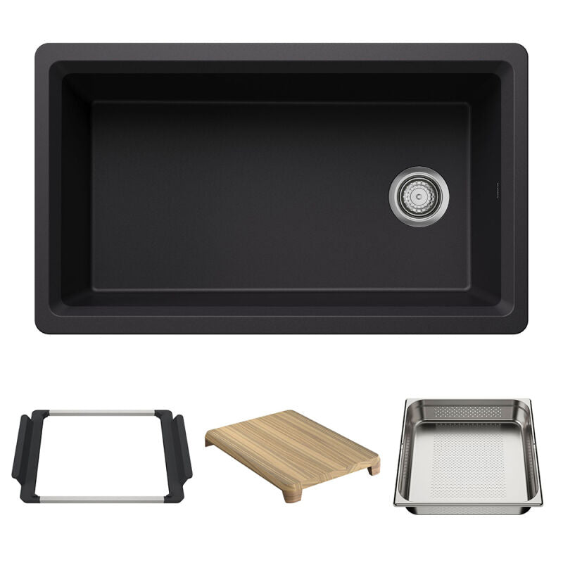 33" X 19-1/2" Undermount WorkStation Sink