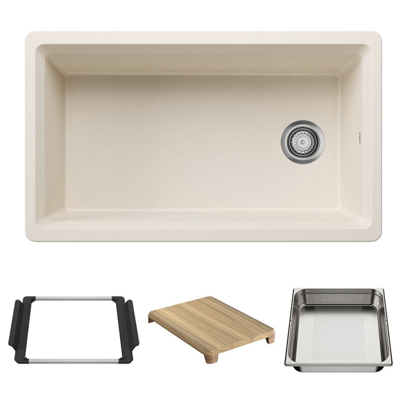 33" X 19-1/2" Undermount WorkStation Sink