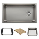 33" X 19-1/2" Undermount WorkStation Sink-5