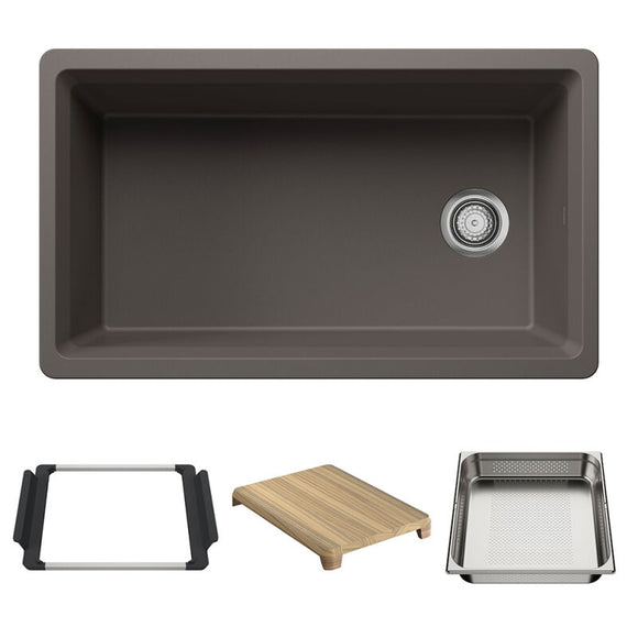 33" X 19-1/2" Undermount WorkStation Sink