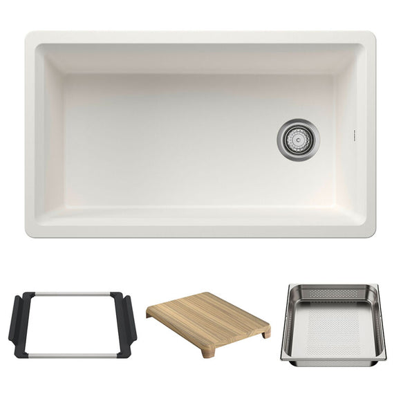 33" X 19-1/2" Undermount WorkStation Sink